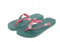 HAVAIANAS JAPONEKI DAMSKIE ZIELONE Z PASKAMI WZÓR 39-40 1J1A