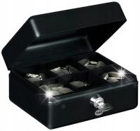 Ящик для денег металлический сейф ключ 15X8X11,8