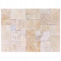 Травертин плитка классический свет Пикколо барабан комплект 0,720 м2 JAPANDI