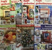 ROBÓTKI ZESTAW X 7 KRAM Z ROBÓTKAMI SZYDEŁKOWANIE HAFT GOBELINOWY