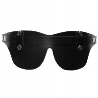 Skórzana maska na oczy regulowany rozmiar BDSM Bound Bliss Lady