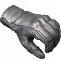 HUSAR IMPACT кожаные мотоциклетные перчатки черные мужские L