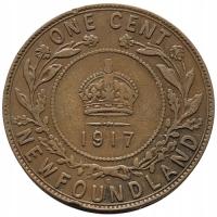 45917. Nowa Fundlandia, 1 cent, 1917r.