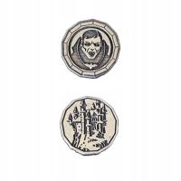 ВАМПИР СЕРЕБРЯНАЯ МЕТАЛЛИЧЕСКАЯ МОНЕТА 1 ШТ