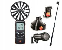 Testo 417 zestaw 2 - Anemometr wiatraczkowy z teleskopem, prostownicą i rę