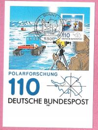 Niemcy 1981, MC FDC. ekspedycje polarne