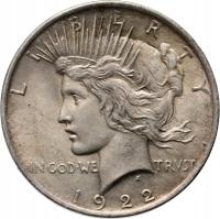 USA, 1 dolar 1922, Peace, st.1-