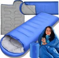 ŚPIWÓR TURYSTYCZNY CIEPŁY POKROWIEC ZIMOWY WOJSKOWY KOŁDRA KAPTUR MUMIA