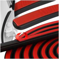 WYGŁUSZAJĄCA USZCZELKA LISTWA KRAWĘDZI DRZWI SAMOCHODOWYCH TAŚMA - 2 SZTUKI