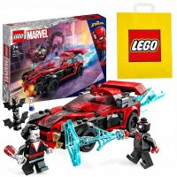 LEGO MARVEL 76244 KLOCKI CZARNY SPIDER-MAN MILES MORALES KONTRA MORBIUS