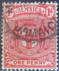 Jamajka kolonia brytyjska stary znaczek (6/27