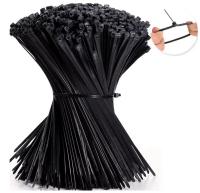 500 шт. Кабельные стяжки кабельные стяжки кабельные стяжки черный 3, 6x200 мм