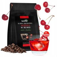 Вкус кофе зернистая вишня в Роме 250 г 100% арабика Свежеобжаренная