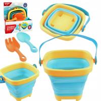 Набор Для Пляжного Песка Воды Складное Ведро Грабли Шпатель Песочница