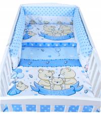 BabyLux 3el постельное белье для кроватки 90x120 пододеяльник 180 см