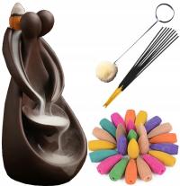 Kominek Zapachowy Ceramiczny kadzielnica backflow wodospad PARA + GRATISY