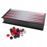 Nowa składana szachownica magnetyczna typu backgammon ers klasyczna gra pl