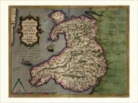 Уэльс карта 30x40cm с 1592r. M68
