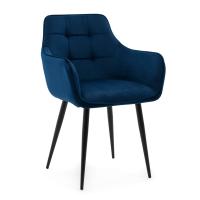 МЯГКИЙ ВЕЛЮР СТУЛ ДЛЯ ГОСТИНОЙ СТОЛОВОЙ СОВРЕМЕННЫЙ ГЛАМУР GALLO