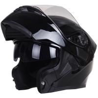 Мотоциклетный шлем с челюстью, черный мужской шлем, одобренный ECE 22.06 L