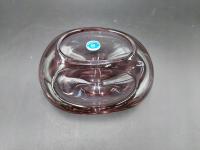 Разделенная витрина художественное стекло Богемия бронза