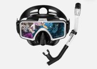 ZESTAW MASKA I FAJKA DO NURKOWANIA OKULARY RURKA DO SNORKELINGU
