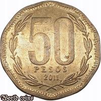 50 PESOS 2011 CHILE