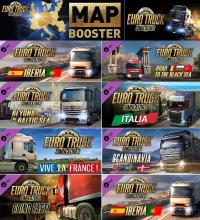 Euro Truck Simulator 2 все 7 карт DLC RU PC steam