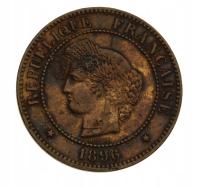 [M3909] Tunezja 5 centimes 1896 A ładna