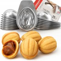 FOREMKI DO PIECZENIA ORZESZKÓW CIASTEK CIAST FORMA NA ORZESZKI 25 SZT