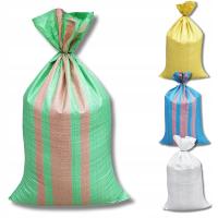 Worki Worek PP 50kg 65x105cm NA ZBOŻE WĘGIEL GRUZ MOCNE 100szt Zielony