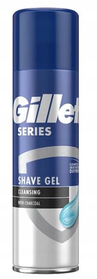 Żel do golenia GILLETTE Series Charcoal z aktywnym węglem 200 ml