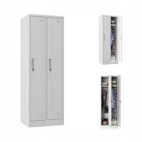 SZAFA BHP 2-KOMOROWA 60cm RAL UBRANIOWA