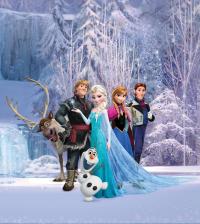 Fototapeta Kraina Lodu 180x202cm Disney Frozen włó