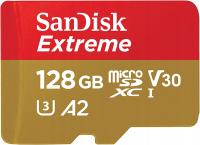 Karta pamięci micro SD SANDISK EXTREME 128GB 190/90 V30