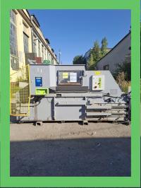 Belownica prasa kanałowa do folii kartonu makulatury papieru odpadów Dixi