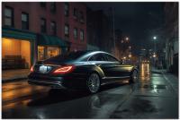 Obraz na płótnie Samochód CLS Mercedes New York