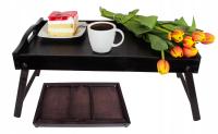 TACA STOLIK ŚNIADANIOWY POD LAPTOP DO SERWOWANIA SKŁADANE NÓŻKI 50x30