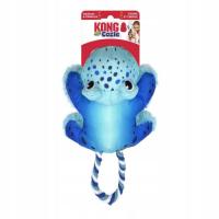 KONG COZIE TUGGZ FROG S/M ZABAWKA DLA PSA