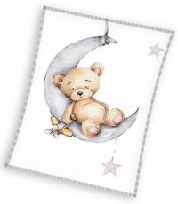 Koc dla dzieci 110x140 Miś pluszak misiu