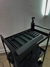 Organizer barber pomocnik fryzjerski MATA - CZARNY MAT