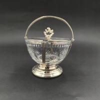 CUKIERNICA SZKLANA VINTAGE RETRO PRL