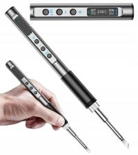 2× LUTOWNICA PRECYZYJNA ROSFIX NANO PRO NP65W USB OLED 65W T12 180-450°C PCB