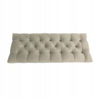 Tapicerowana Poducha Glamour 105x40x10 cm w kolorze szarym