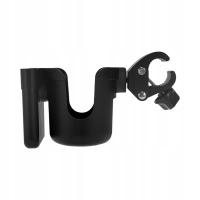 Uchwyt na kubek do wózka z uchwytem na telefon 2 w 1 uniwersalny zdejmowany organizer