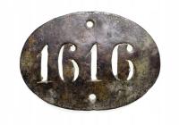 Stary numerek bagarzowego XIX/XX w