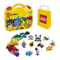 KLOCKI LEGO CLASSIC 10713 KREATYWNA WALIZKA PODRÓŻNIKA DLA DZIECI + TORBA