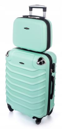 Набор 2в1 средний дорожный чемодан коробка RGL багаж