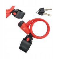 Велосипедная застежка, велосипедная застежка, петля для ключей, спиральный трос, велосипед