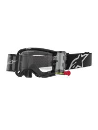 Gogle Alpinestars VISION 8 CORP + Roll-Off | Black/Clear